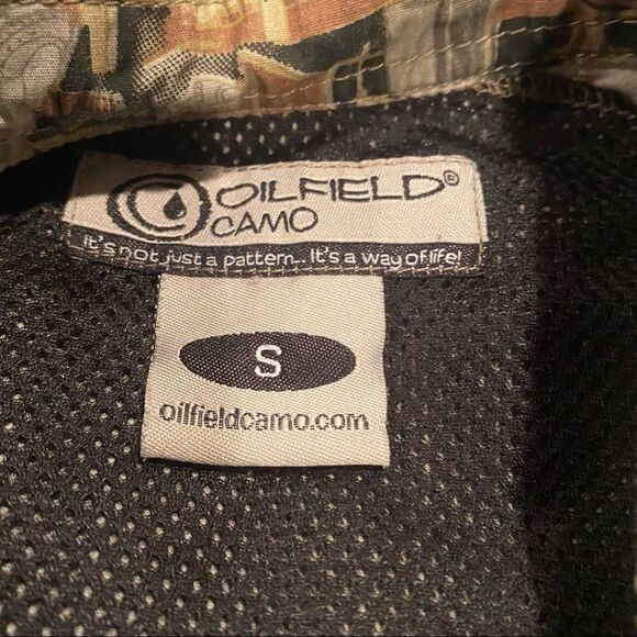 Oil field Camo Fishing Shirt Size Small - Picture 6 of 7